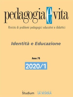 cover image of Pedagogia e Vita 2020/1